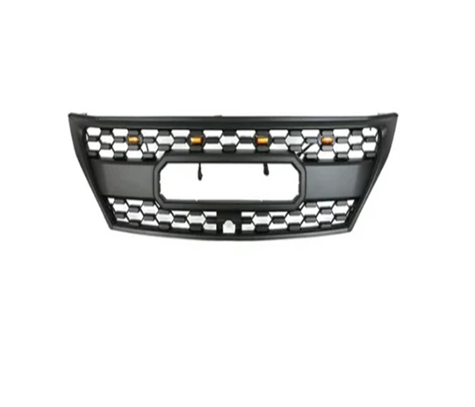 Kompatibel for Lexus LX570/LX470 2008 2009 2010 2012 Kühlergrill mit Lichtern Frontstoßstangenmodifikation Kühlergrilldekoration(Black with Lights) von VWUEWJE