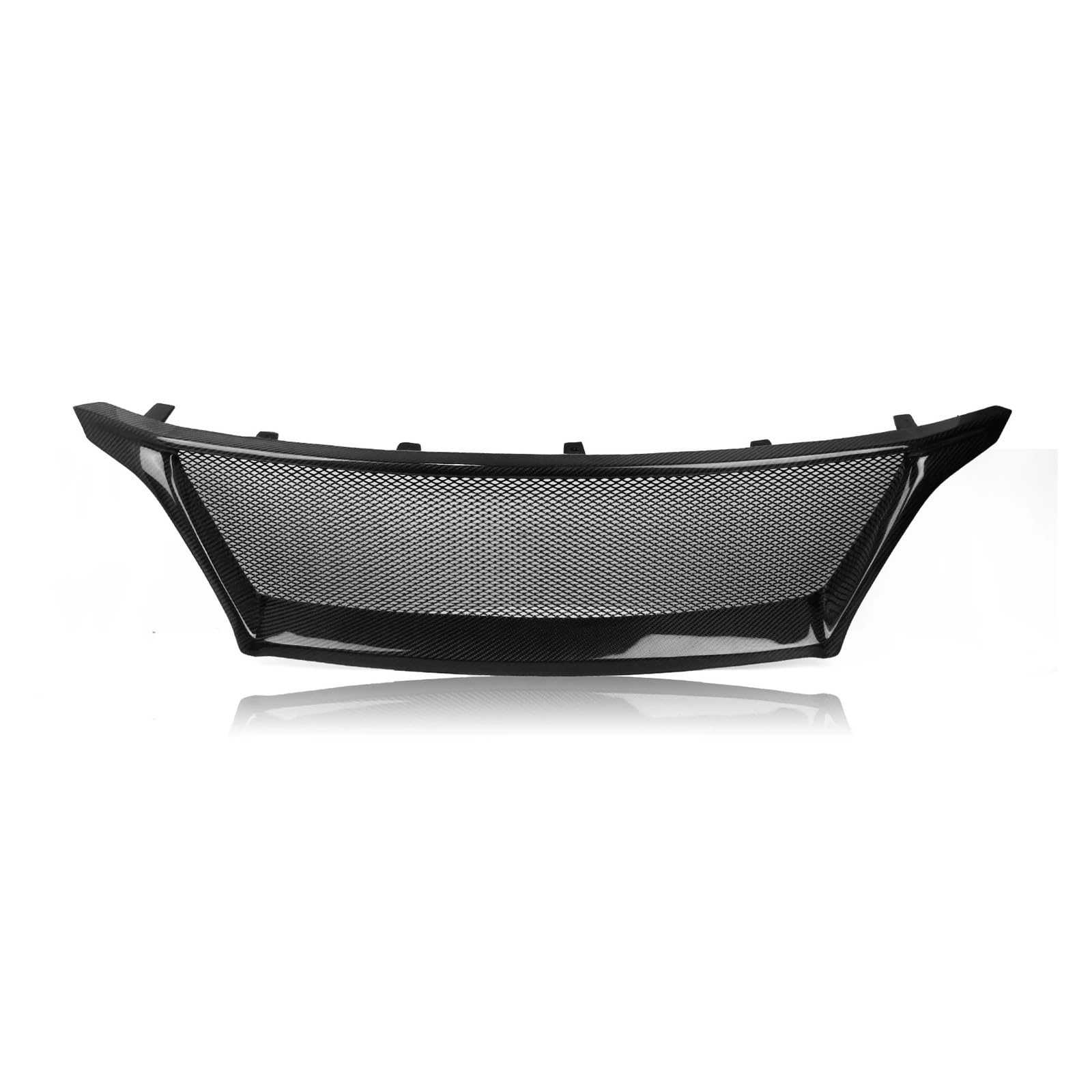 Kompatibel for Lexus RX270 RX350 2009-2012 Kühlergrill Racing Grill Carbon Faser/Fiberglas Waben Stil Oberen Stoßstange Haube Mesh(Real Carbon fiber1) von VWUEWJE