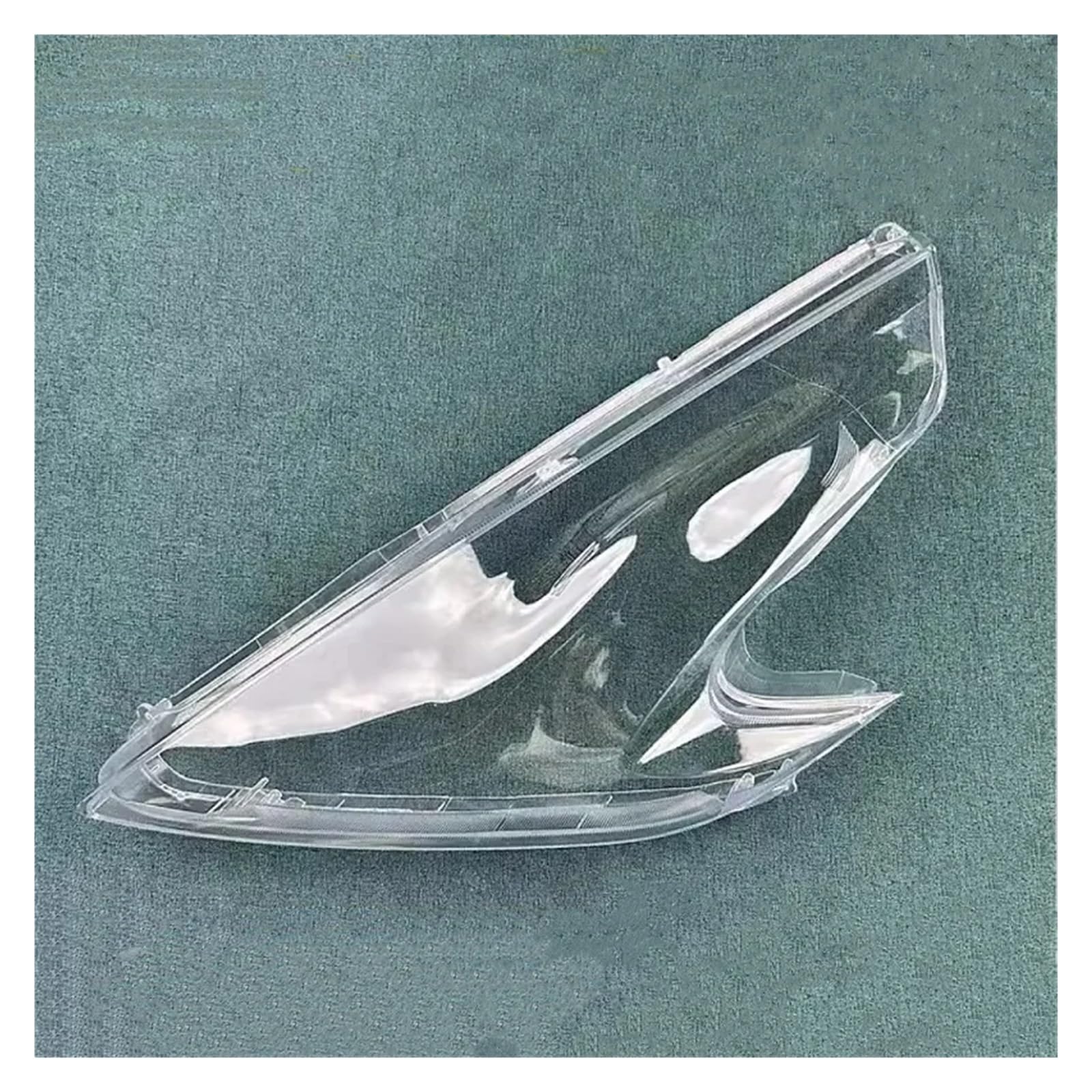 Kompatibel for Nissan 370Z 2008-2019 Auto-Scheinwerfer-Objektivabdeckung Schale Scheinwerfermaske Glas Transparenter Lampenschirm Ersetzen Sie das Original-Lampengehäuse(Left Side) von VWUEWJE