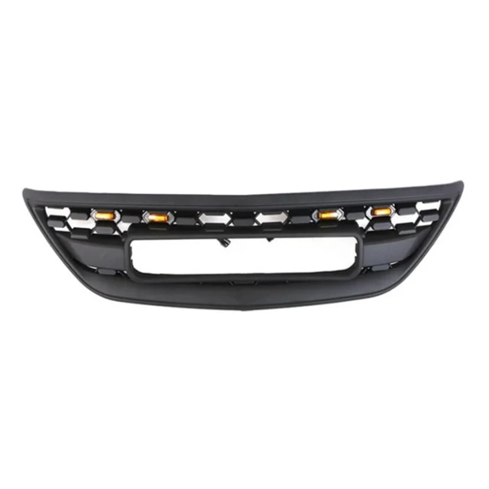 Kühlergrill mit bernsteinfarbenen Lichtern Kompatibel for Lexus RX350 2004-2009 Modifizierter Renngrill for die vordere Stoßstange des Autos(with LED Light) von VWUEWJE