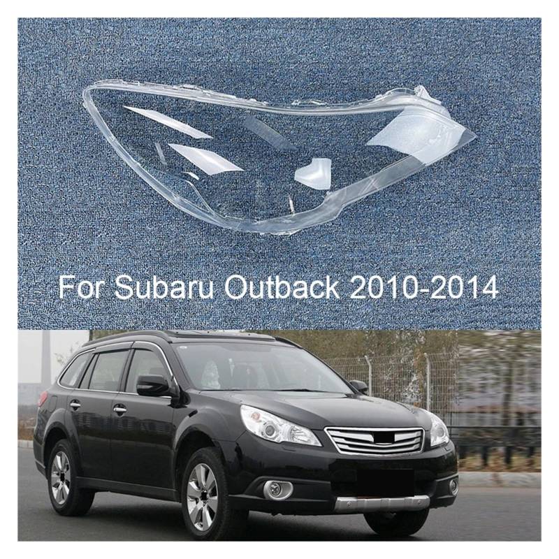 Scheinwerferglas, Scheinwerfer-Abdecklinse, transparente Lampenschirmschale, kompatibel mit Subaru Outback 2010–2014(Right) von VWUEWJE