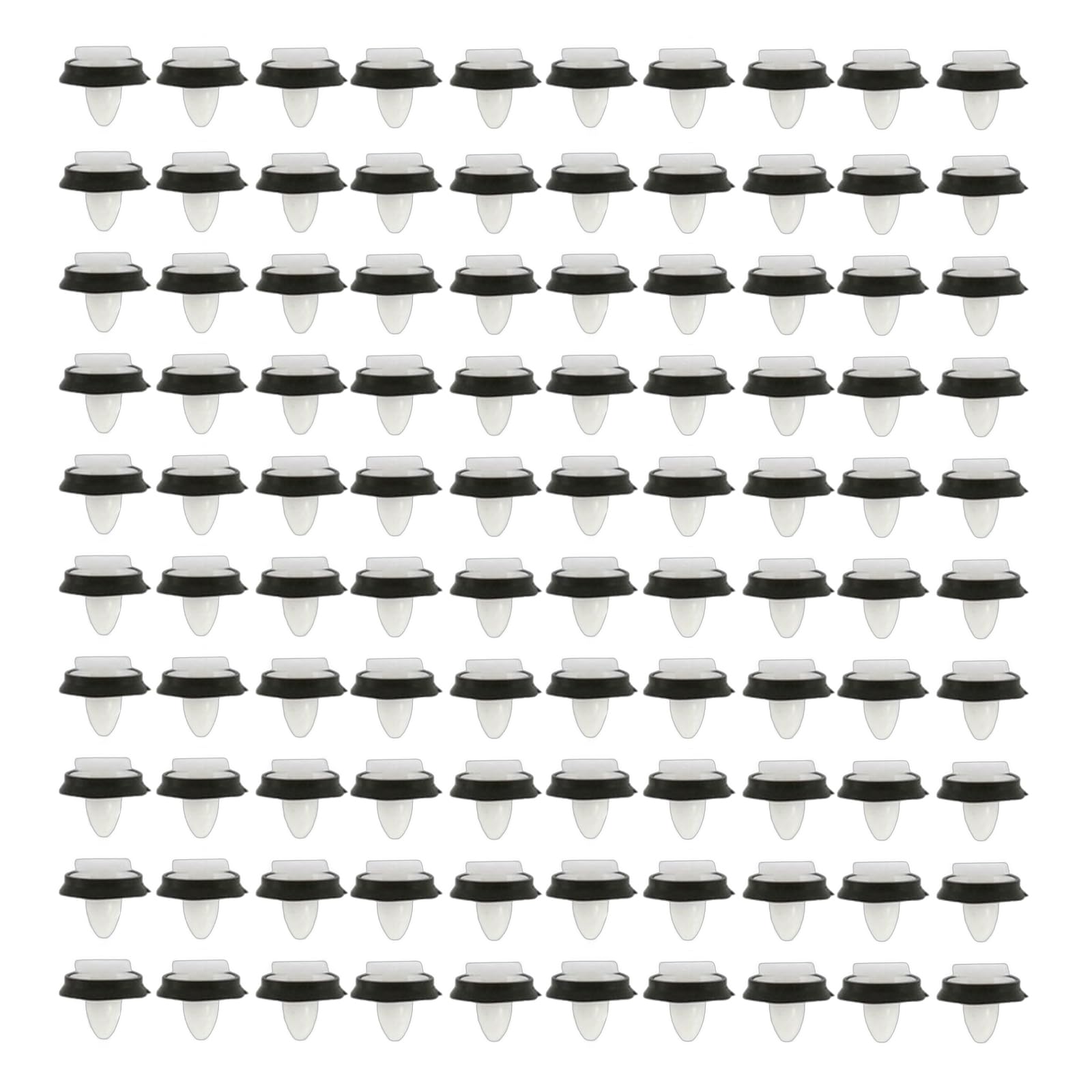 VZU 100 Pcs 71728806, 856543, Autotürverkleidungs Clips für FIAT, Ducato, Boxer, Jumper, Auto Tuerverkleidung Befestigung Clips, Passend für 9 mm Loch, Auto Stoßstangen Clips mit Gummidichtung von VZU