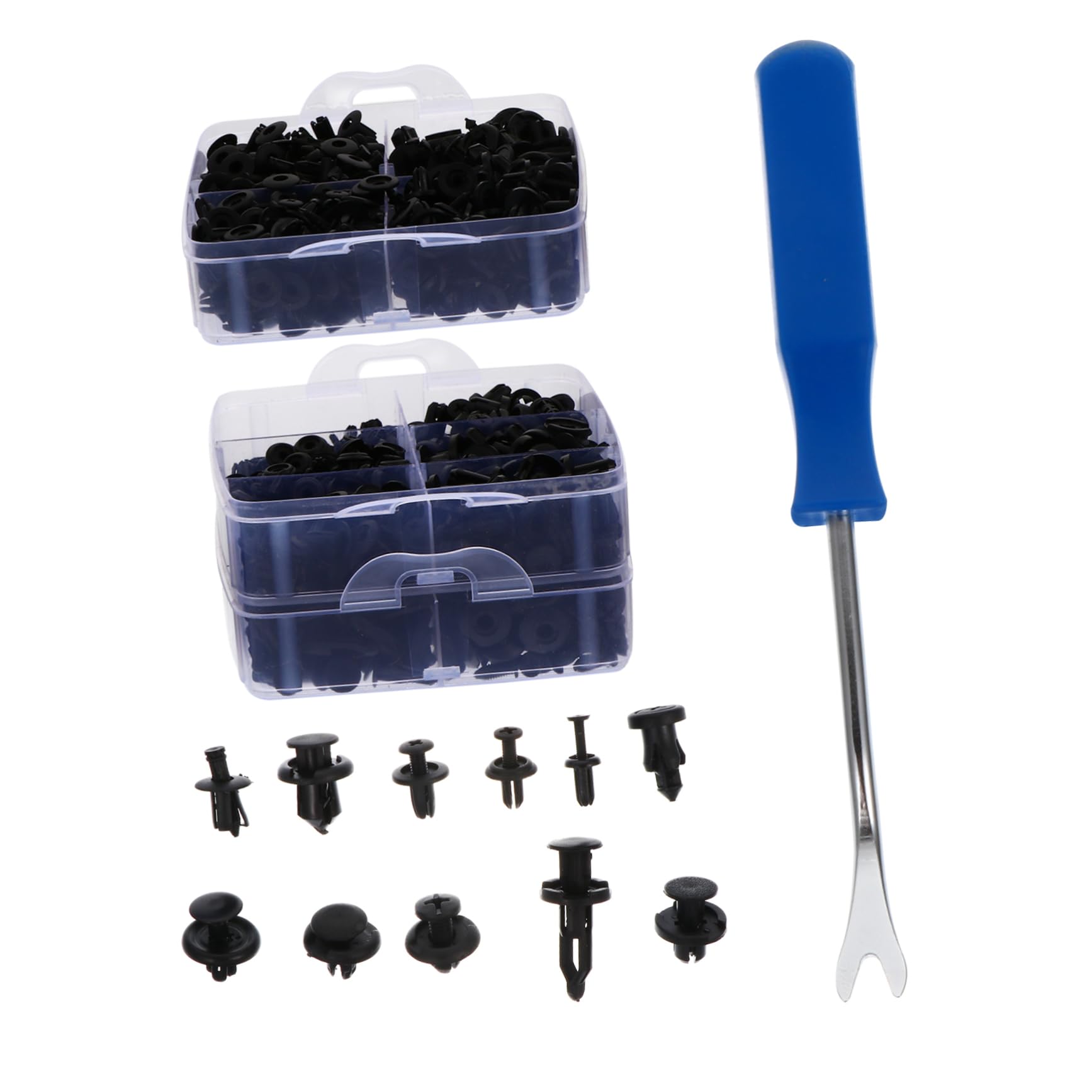 Vaguelly Auto Stoßfänger Reparatur Kit Mit Clips Und Schraubendreher Universelles Befestigungselemente Für Kfz Innenverkleidung Und Karosserie Reparatur von Vaguelly