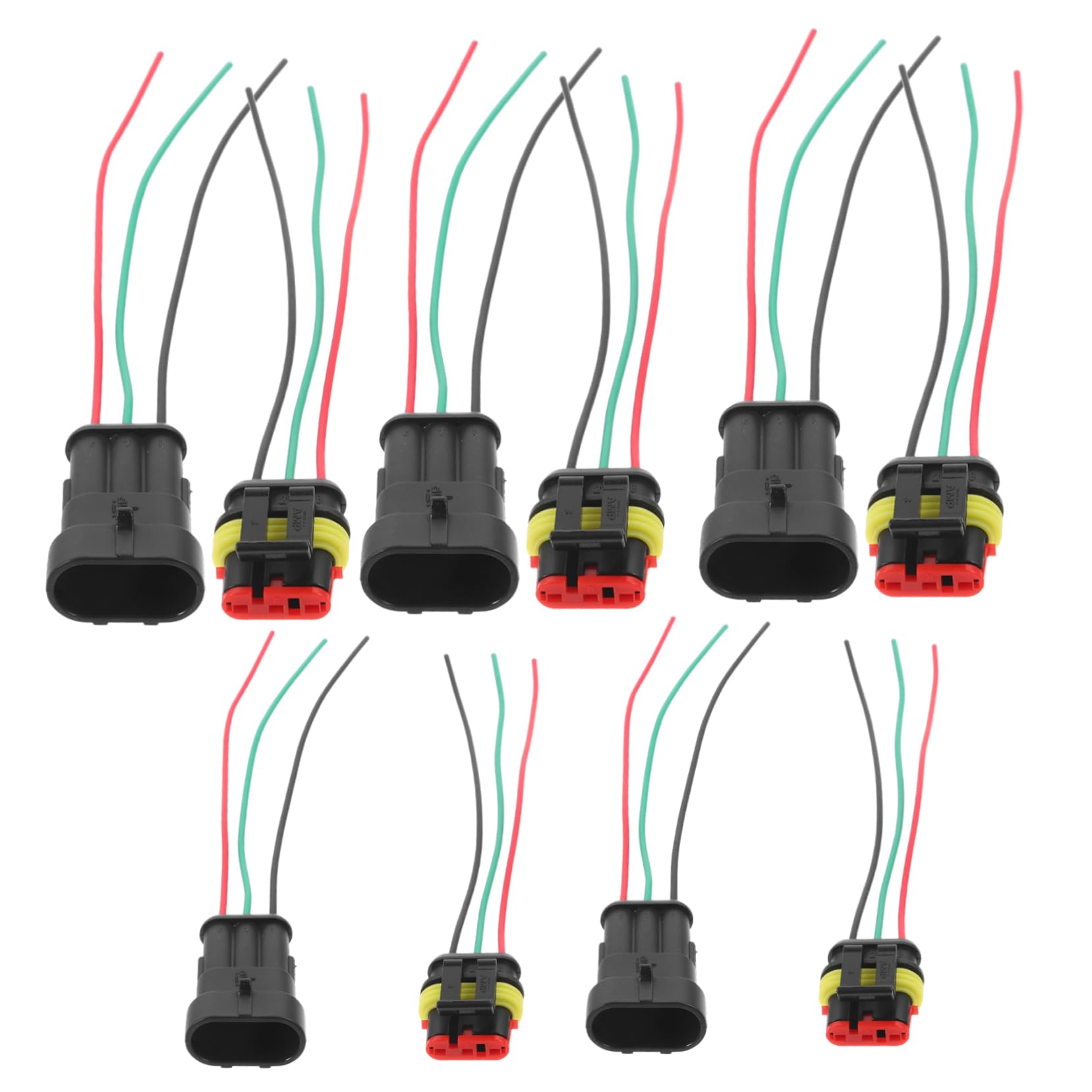 Vaguelly Kfz Steckverbinder Wasserdichte Schnellverbindungsadapter Für Autos Kfz Schnellverbinder Für Ø Kabeldurchmesser Robuste Verbindungslösung Für Fahrzeuge von Vaguelly