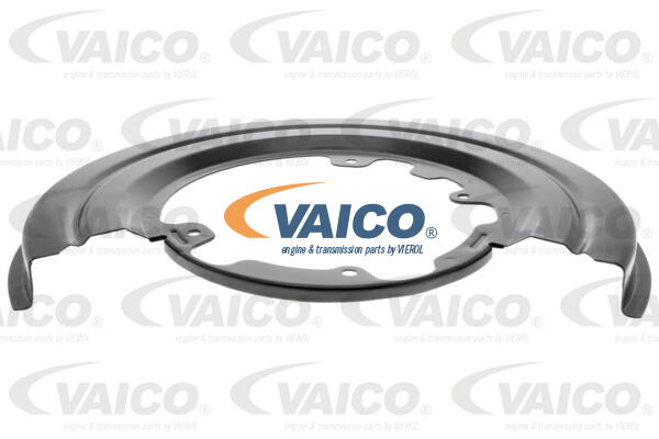 Spritzblech, Bremsscheibe Hinterachse links Vaico V27-0049 von Vaico