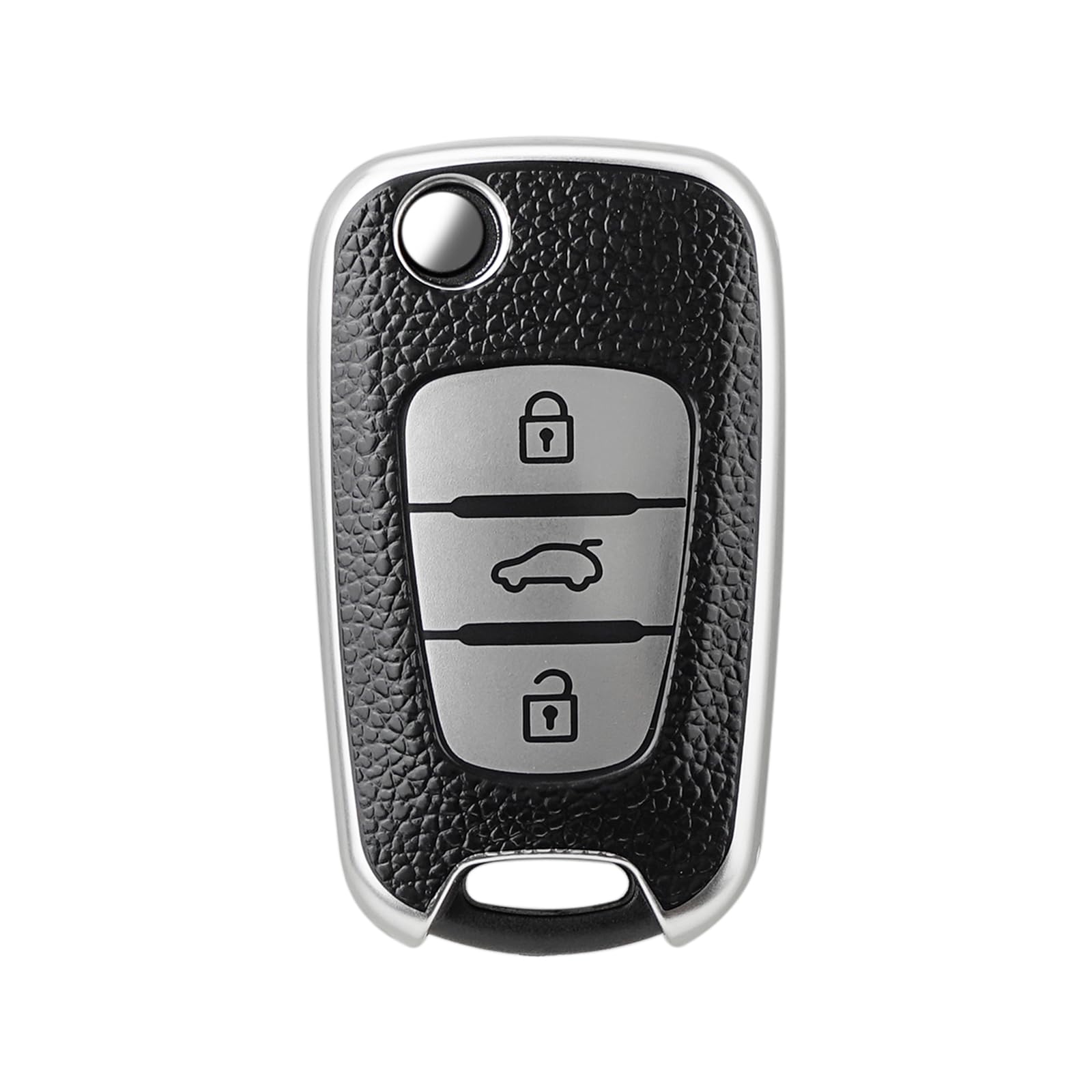 3 Tasten Fernbedienung Autoschlüssel-Schutzhülle für Hyundai i10 i20 i30 ix20 ix35 und Kia Ceed Soul Sportage Venga (Schutzhülle) von Vailikey