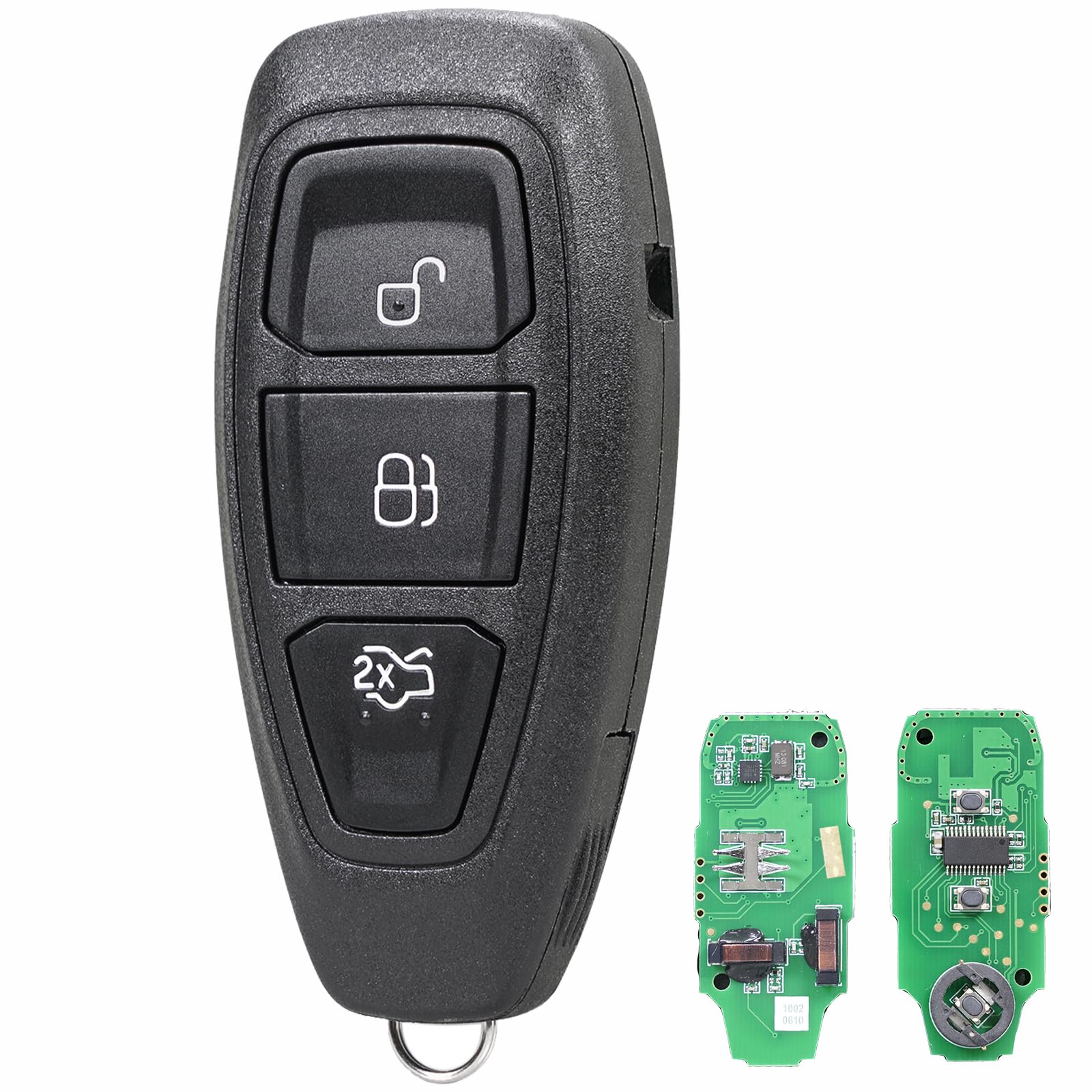 433 MHz 2016 für Ford Kuga Schlüsselanhänger für Ford Focus Fiesta schlüsselloser Schlüsselanhänger für Ford Mondeo Fob Ford S -Max Schlüsselanhänger KR55wk48801 für Ford Galaxy Schlüsselanhänger ID63 von Vailikey