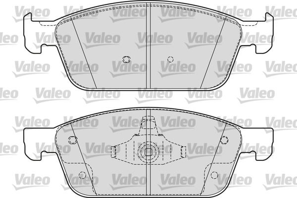 Bremsbelagsatz, Scheibenbremse Vorderachse Valeo 601696 von Valeo