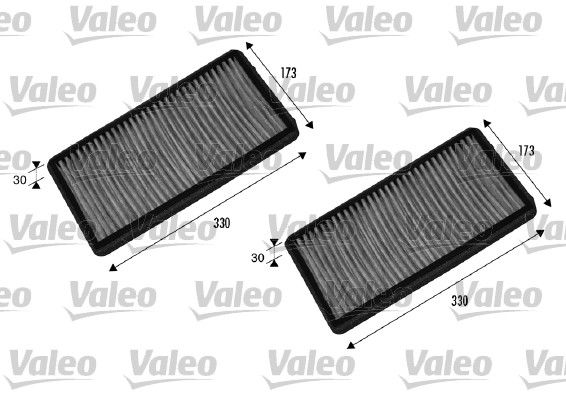 Filter, Innenraumluft Valeo 698857 von Valeo