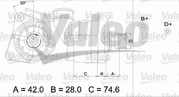 Generator Valeo 436385 von Valeo