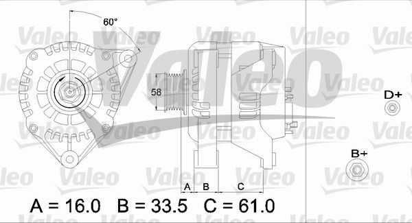 Generator Valeo 436720 von Valeo