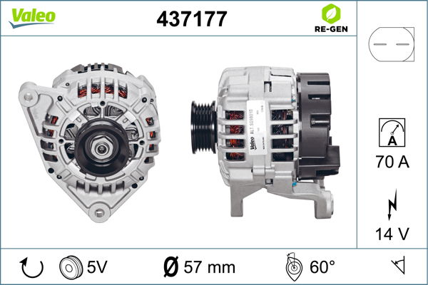 Generator Valeo 437177 von Valeo