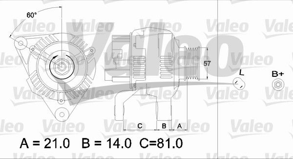 Generator Valeo 437188 von Valeo