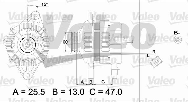 Generator Valeo 437337 von Valeo