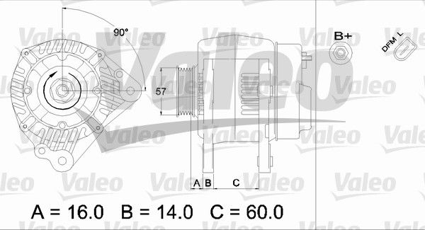 Generator Valeo 437412 von Valeo