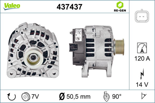 Generator Valeo 437437 von Valeo