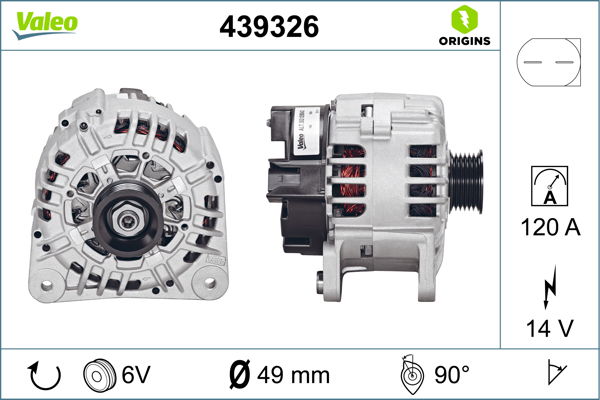 Generator Valeo 439326 von Valeo