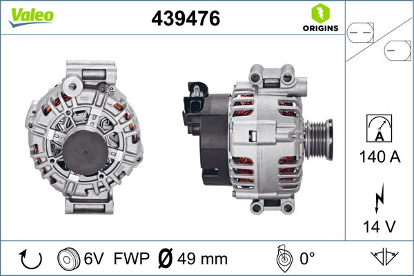 Generator Valeo 439476 von Valeo