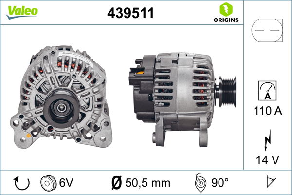 Generator Valeo 439511 von Valeo