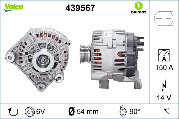 Generator Valeo 439567 von Valeo