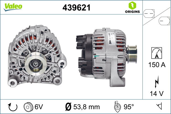 Generator Valeo 439621 von Valeo