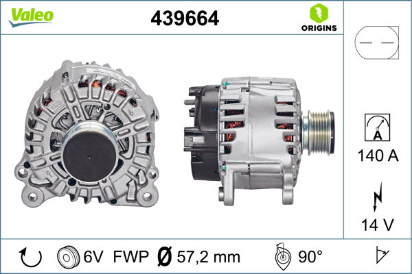 Generator Valeo 439664 von Valeo