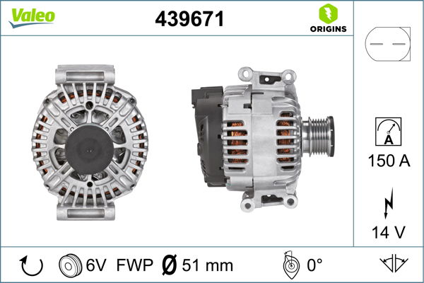 Generator Valeo 439671 von Valeo