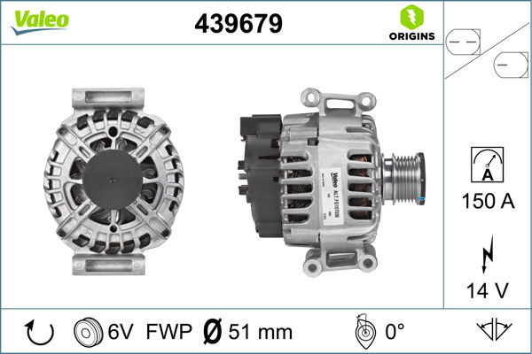 Generator Valeo 439679 von Valeo