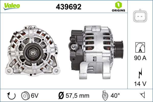 Generator Valeo 439692 von Valeo