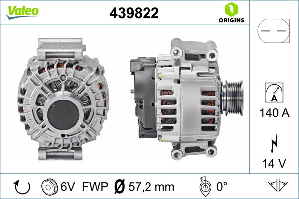 Generator Valeo 439822 von Valeo