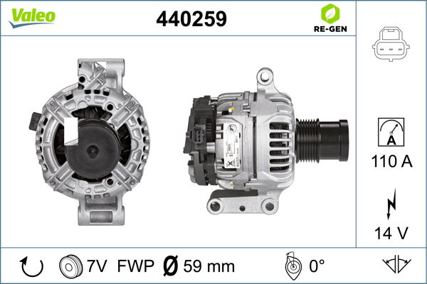 Generator Valeo 440259 von Valeo