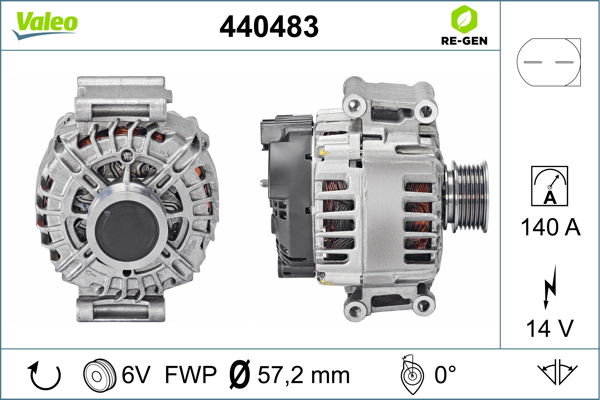 Generator Valeo 440483 von Valeo