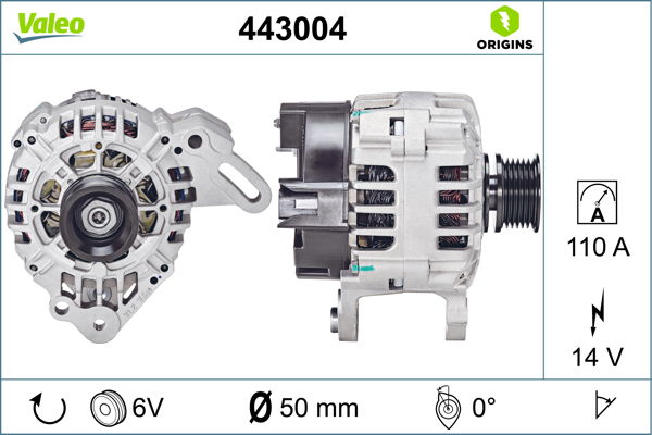 Generator Valeo 443004 von Valeo