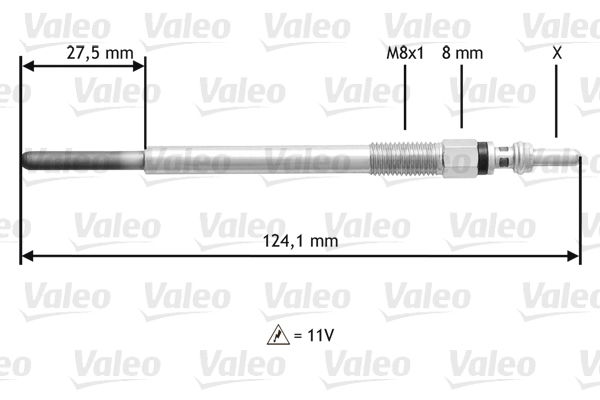 Glühkerze Valeo 345138 von Valeo