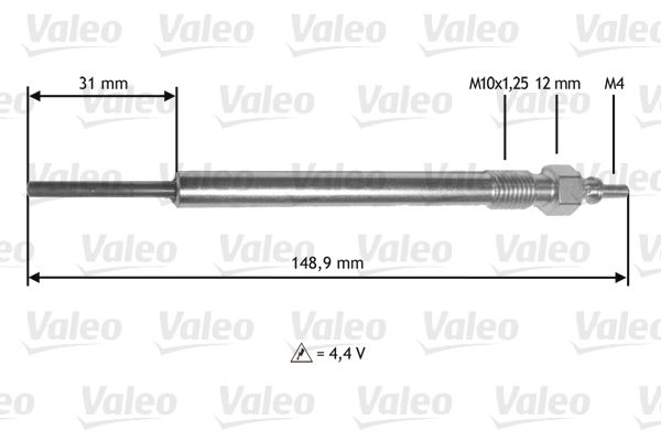 Glühkerze Valeo 345182 von Valeo