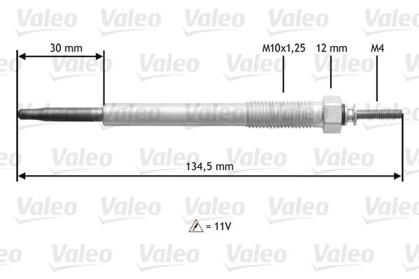 Glühkerze Valeo 345185 von Valeo