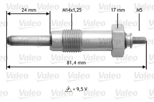 Glühkerze Valeo 345192 von Valeo