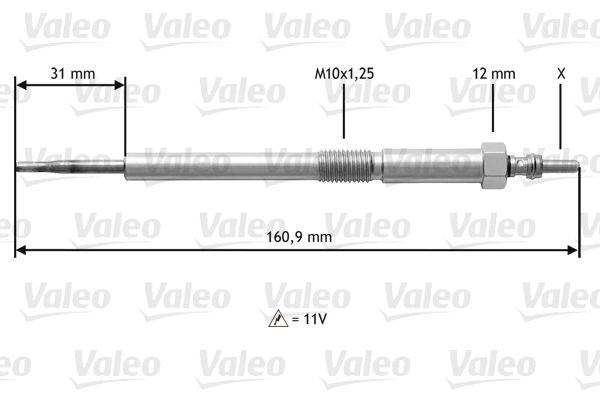 Glühkerze Valeo 345217 von Valeo