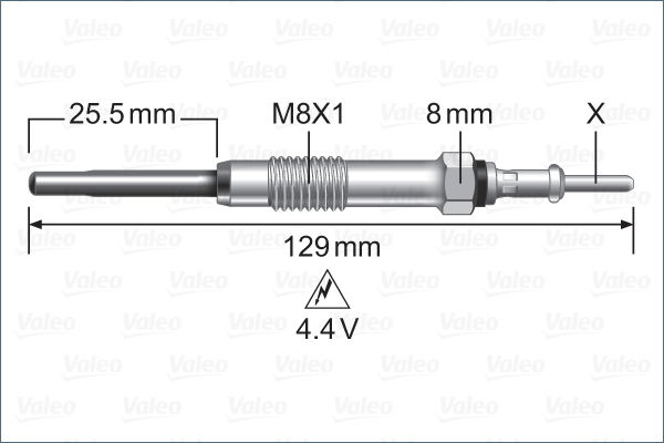 Glühkerze Valeo 345240 von Valeo