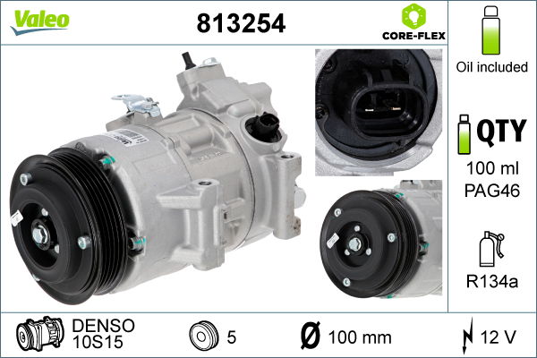 Kompressor, Klimaanlage Valeo 813254 von Valeo