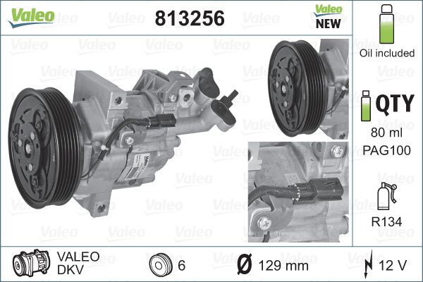 Kompressor, Klimaanlage Valeo 813256 von Valeo