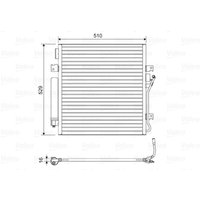 Kondensator, Klimaanlage VALEO 814163 von Valeo