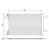 Kondensator, Klimaanlage VALEO 822550 von Valeo