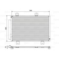 Kondensator, Klimaanlage VALEO 822594 von Valeo