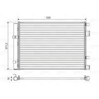 Kondensator, Klimaanlage VALEO 822610 von Valeo