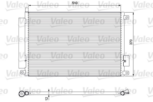 Kondensator, Klimaanlage Valeo 814155 von Valeo