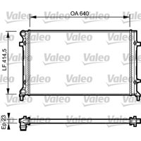 Kühler, Motorkühlung VALEO 734332 von Valeo