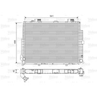 Kühler, Motorkühlung VALEO 734796 von Valeo