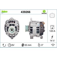 Lichtmaschine, Generator VALEO 439266 von Valeo