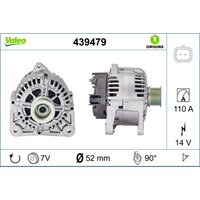 Lichtmaschine, Generator VALEO 439479 von Valeo